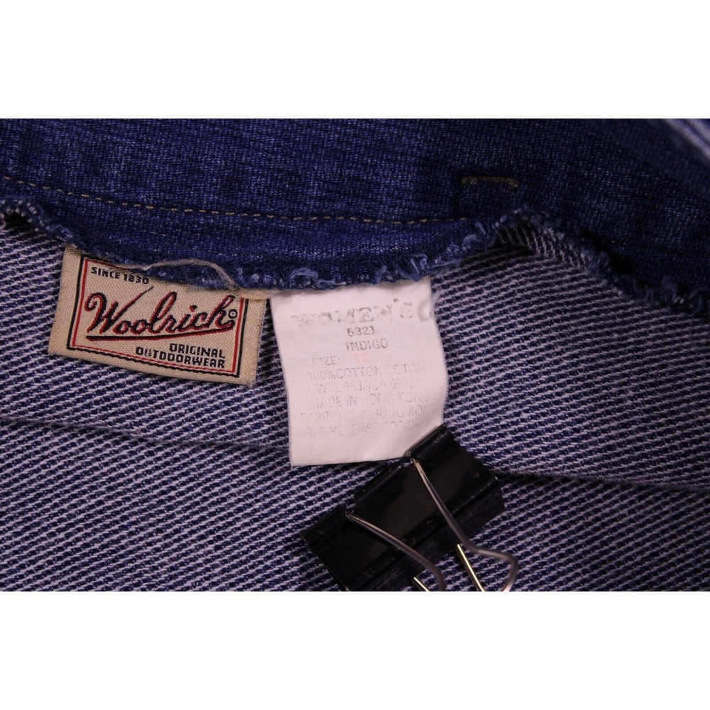 Woolrich Skirts Womens Size 12 Indigo Mini Denim Skirt 100% Cotton - (29.5 x 18) - Picture 6 of 12